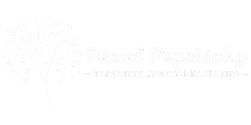 peniel psychiatry logo white