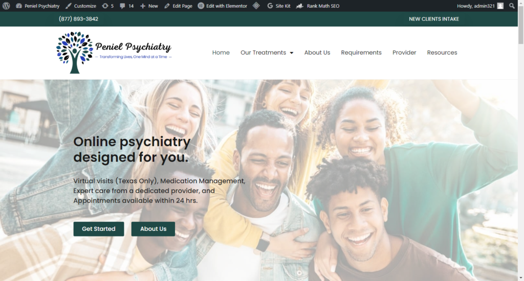 Peniel Psychiatry is the top choice for online psychiatry